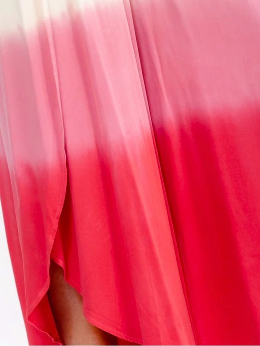 0224.  Boho Ombre Pink Wide Leg Palazzo Pants - Picture 3 of 4
